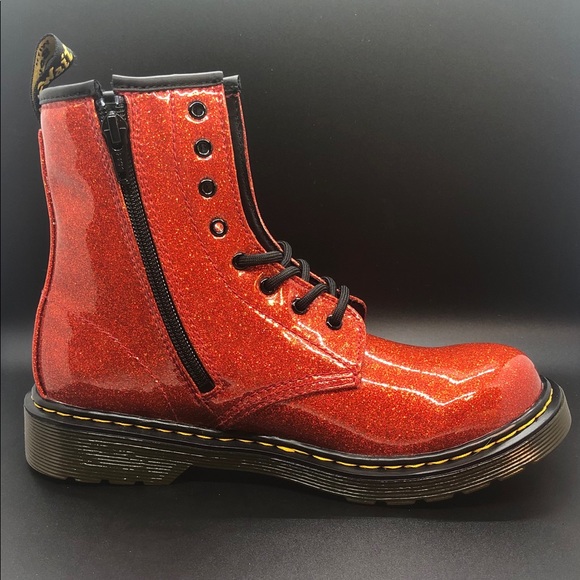 NEW Women’s Dr. Martens 1460 Glitter Side Zip Boot - Picture 4 of 8